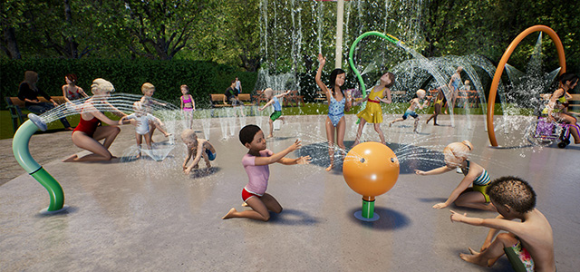 opening openbare Spray Park